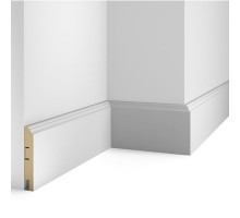 Плинтус напольный МДФ Cosca Decor AP77 Белый 100*16