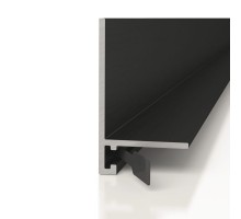 Микроплинтус Decaro Engineering ML15A анодированный черный
