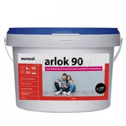 Eurocol Arlok 90 Дисперсионная шпатлевка для изменяющих форму поверхностей 1,3 кг 