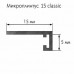 Скрытый плинтус Laconistiq Micro 15 CLASSIC шампань