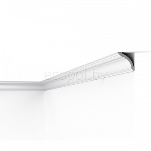 Плинтус (карниз) потолочный из дюрополимера  NMC Wallstyl WT15 Белый 70*70