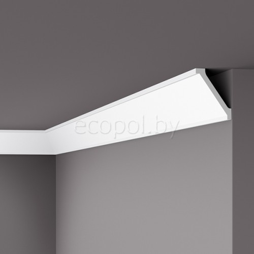 Плинтус (карниз) потолочный из дюрополимера NMC Wallstyl WT2 Белый 75* ...