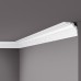 Плинтус (карниз) потолочный из дюрополимера NMC Wallstyl WT25 Белый 78*78