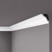 Плинтус (карниз) потолочный из дюрополимера NMC Wallstyl WT26 Белый 75*75
