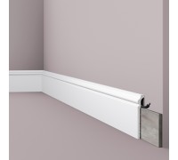 Плинтус напольный NMC CF3 WALLSTYL Белый 120*22
