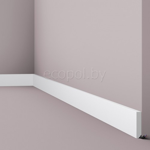 Плинтус напольный WALLSTYL NMC FT2 Белый 58*13
