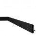 Плинтус напольный NMC FT2 BLACK WALLSTYL Чёрный 58*13