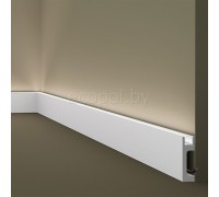 Плинтус напольный WALLSTYL NMC IL10 Белый 80*23