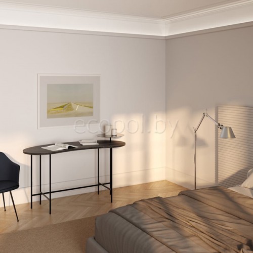 Плинтус для пола из дюрополимера FD20S Белый 200*18