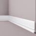 Плинтус из дюрополимера NMC FD21 Белый 130*20 Бельгия