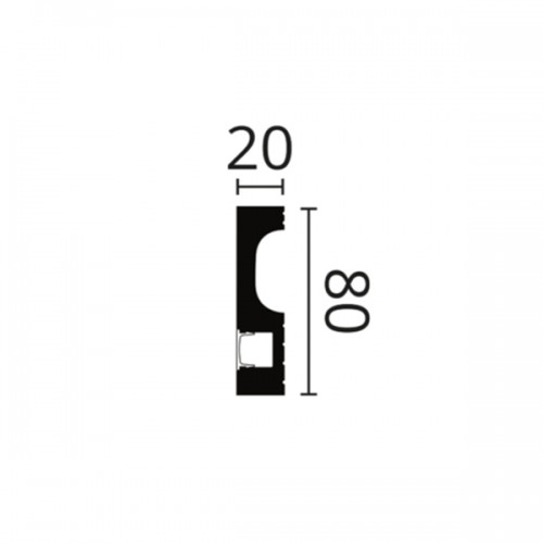 Плинтус NMC IL11 BLACK WALLSTYL Черный 80*20 Бельгия Плинтус NMC IL11 BLACK WALLSTYL Черный 80*20 Бельгия