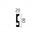 Плинтус NMC IL11 BLACK WALLSTYL Черный 80*20 Бельгия