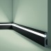 Плинтус NMC IL11 BLACK WALLSTYL Черный 80*20 Бельгия