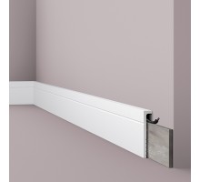 Плинтус напольный NMC CF2 WALLSTYL Белый 110*22