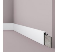 Плинтус напольный NMC CF2S WALLSTYL Белый 110*22