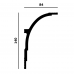 Карниз потолочный с подсветкой Перфект Плюс P191 140*78