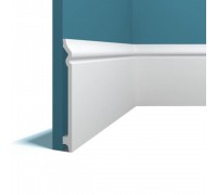 Плинтус из дюрополимера Perfect Plus P114 Белый 180*18