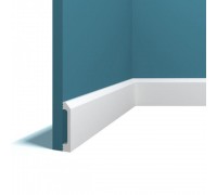 Плинтус из дюрополимера Perfect Plus P141 Белый 70*13