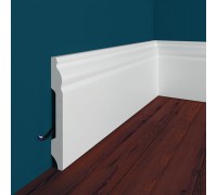 Плинтус из дюрополимера Perfect Plus P15 Белый 99*14