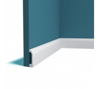 Плинтус из дюрополимера Perfect Plus P151 Белый 80*20