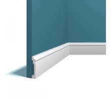 Плинтус из дюрополимера Perfect Plus P156 Белый 60*12