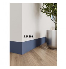 Плинтус из дюрополимера Perfect Plus P206 Белый 200*14