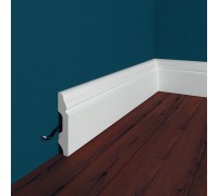 Плинтус из дюрополимера Perfect Plus P27 Белый 59*13