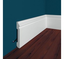 Плинтус из дюрополимера Perfect Plus P29 Белый 79*13