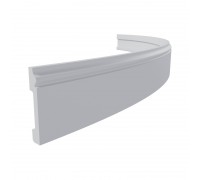 Плинтус гибкий из полиуретана Perfect Plus P29 Flex Белый 79*13