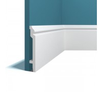 Плинтус из дюрополимера Perfect Plus P31 Белый 138*20