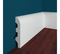 Плинтус из дюрополимера Perfect Plus P41 Белый 99*21