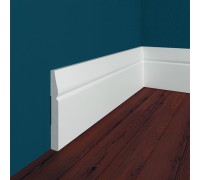 Плинтус из дюрополимера Perfect Plus P48 Белый 82*11