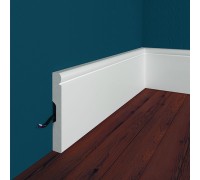 Плинтус из дюрополимера Perfect Plus P49 Белый 82*13