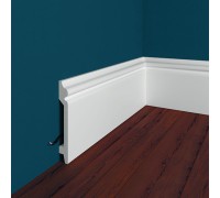 Плинтус из дюрополимера Perfect Plus P56 Белый 100*15