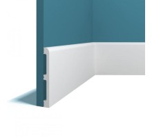 Плинтус из дюрополимера Perfect Plus P68 Белый 120*13