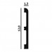 Плинтус напольный из дюрополимера Perfect Plus P68 Белый 120*13