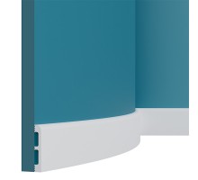 Плинтус гибкий напольный Perfect Plus P83 Flex Белый 80*13