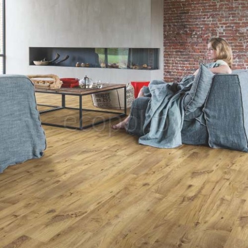  Виниловый пол Quick Step Alpha Vinyl Small Planks AVSP40029 Каштан винтажный натуральный
