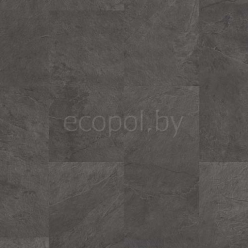 Виниловый пол Quick Step Alpha Vinyl Tiles AVST40035 Сланец черный Виниловый пол Quick Step Alpha Vinyl Tiles AVST40035 Сланец черный