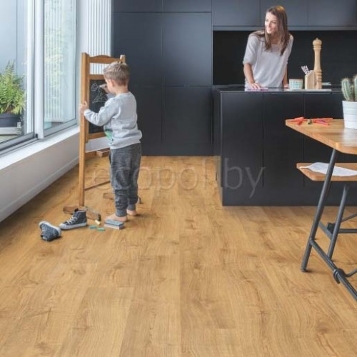  Виниловый пол Quick Step Alpha Vinyl Medium Planks AVMP40088 Дуб осенний медовый