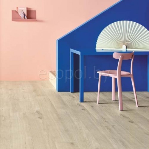  Виниловый пол Quick Step Alpha Vinyl Medium Planks AVMP40103 Дуб хлопковый бежевый