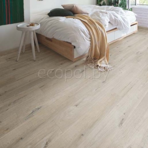 Виниловый пол Quick Step Alpha Vinyl Medium Planks AVMP40200 Дуб хлопковый белый Виниловый пол Quick Step Alpha Vinyl Medium Planks AVMP40200 Дуб хлопковый белый