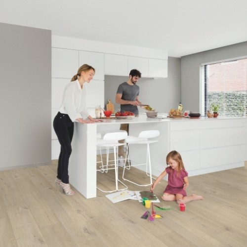 Виниловый пол Quick-Step Pulse Glue+ PUGP40103 Дуб хлопковый бежевый Виниловый пол Quick-Step Pulse Glue+ PUGP40103 Дуб хлопковый бежевый