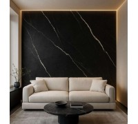 Интерьерный Лист Solid Urban IL 2003 Мрамор Неро Линеа