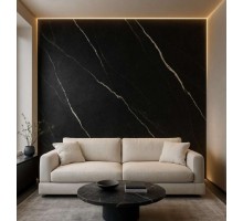 Интерьерный Лист Solid Urban IL 2003 Мрамор Неро Линеа