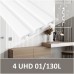 Стеновая интерьерная панель Solid 4 UHD 01/130L
