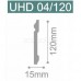 Плинтус напольный Solid UHD 04/120 Белый 120*14