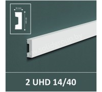 Рейка / Молдинг Solid UHD 14/40 Белый 40*16*2400