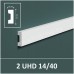 Рейка | молдинг Solid UHD 14/40 Белый 40*16