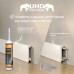 Плинтус напольный из дюрополимера Solid UHD 69/65 С Белый 65*15